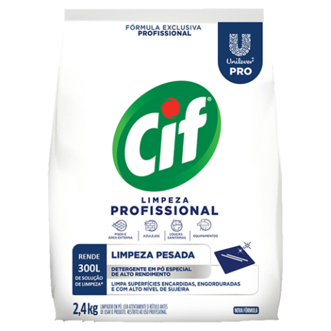 Limpador em Pó Limpeza Profissional 2,4kg CIF
