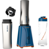Liquidificador Portátil Blender Zoop Sport Inox + 2 Jarras Cadence