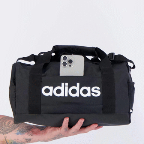 Mala Adidas Duffel Linear Preta