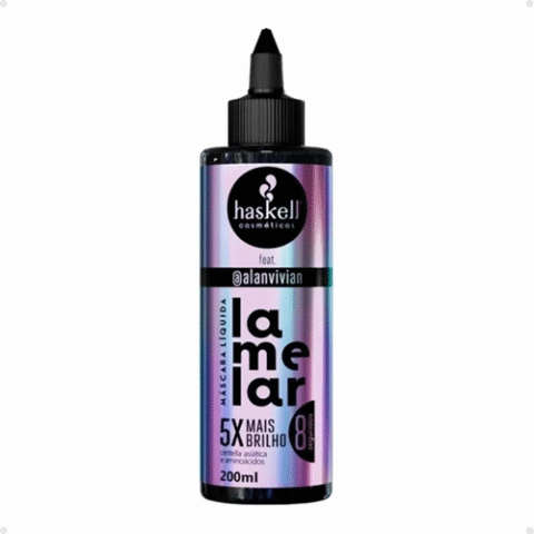 Máscara Líquida Haskell Lamelar 5x Mais Brilho 200ml