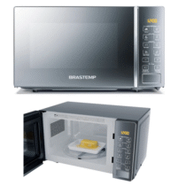 Micro-ondas Brastemp 20L Em Inox Espelhado