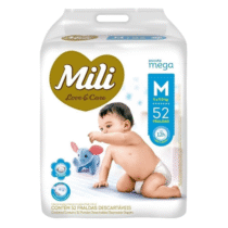 Mili Fralda Lovecare Mega M 52 Unidades
