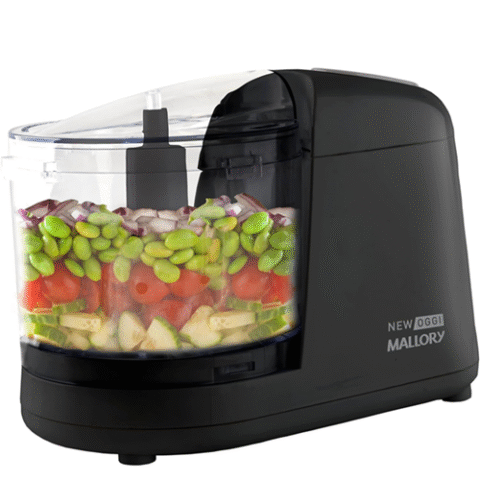 Mini Processador Mallory New Oggi 150W Preto 350ml