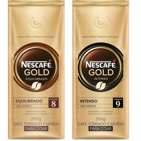 Nescafé Gold Torrado Moido Equilibrado ou Intenso 250g