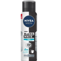 Nivea Men Desodorante Antitranspirante Aerossol Invisible Black & White Fresh 150ml