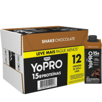 Pack 12 Unidades YoPRO Bebida Láctea UHT Chocolate 15g de proteínas 250ml