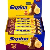 Pack 20 Unidades Barra De Frutas Supino Banana Com Chocolate Ao Leite – Banana Brasil