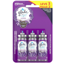 Pack 3 Unidades Glade Aromatizador de Ambiente Spray Refil Lavanda 12ml cada
