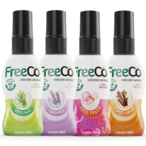 Pack 4 unidades Freecô Bloqueador De Odores Sanitários 60ml Pack 4 unidades Freecô Bloqueador De Odores Sanitários 60ml