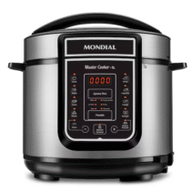 Panela de Pressão Elétrica Mondial 5L Digital Master Cooker PE-38 Preta – 110V
