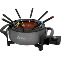 Panela Elétrica Oster para Fondue 1000W Cinza