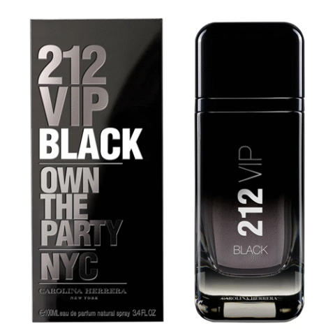  Perfume Masculino Carolina Herrera 212 Vip Black Eau De Parfum 100ml Perfume Masculino Carolina Herrera 212 Vip Black Eau De Parfum 100ml