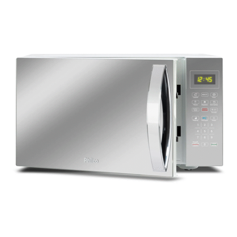 Philco Micro-ondas 25L Espelhado Limpa Fácil 1100W PMO28E