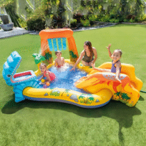 Piscina Playground Centro De Diversões Dinossauro 310L Intex