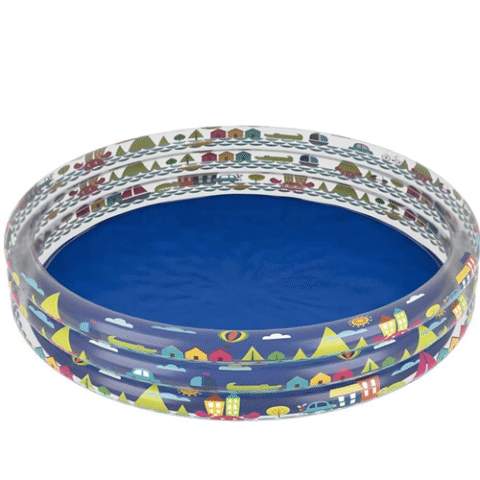 Piscina Inflável 450L Fundo do Mar Mor