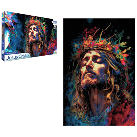 Quebra Cabeça Puzzle 1000 Peças Jesus Cristo – GGB Plast