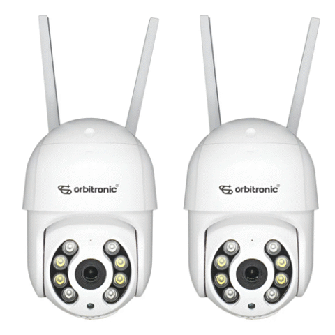 Kit 2 Câmera De Segurança Orbitronic ORB776 Com Resolução 1080p Branco