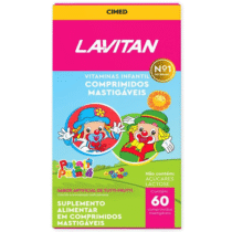 Polivitamínico Lavitan Kids Tutti-Frutti Infantil 60 comprimidos