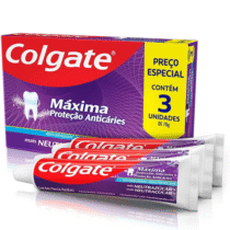 Colgate Máxima Proteção Anticáries 3 Unidades Colgate Máxima Proteção Anticáries 3 Unidades