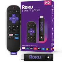 Roku Streaming Stick HD Com Controle Por Voz Preto Roku Streaming Stick HD Com Controle Por Voz Preto