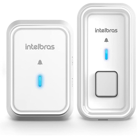 Campainha Sem Fio com Bateria Intelbras CIB 101 Branco