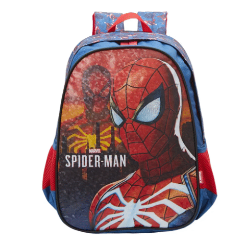 Mochila Escolar Infantil 16 Spider Man City 13352 Xeryus
