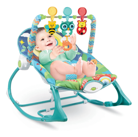 Cadeira De Balanço E Descanso Funtime Maxibaby Coruja