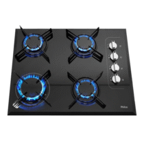 Cooktop Philco 4 Bocas Cook Chef 4 à Gás Preto – Bivolt