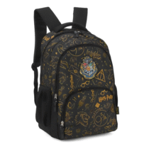 Mochila Escolar Costa Harry Potter Notebook Preta Luxcel