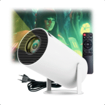Projetor Portátil Pholex Hy300 4k Android Smart Wifi Full Hd Branco Projetor Portátil Pholex Hy300 4k Android Smart Wifi Full Hd Branco