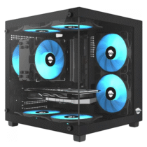 Gabinete Gamer Ninja Ryomaru, Com 3 Fans Rainbow