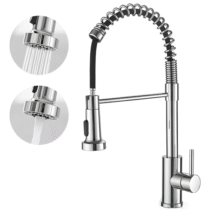 Torneira Monocomando Aço Inoxidável Cozinha