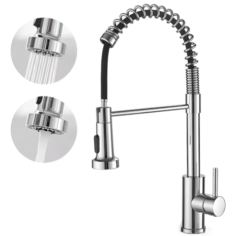 Torneira Monocomando Aço Inoxidável Cozinha