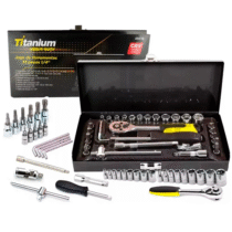 Jogo de Ferramentas 33 Peças 1/4 – Titanium