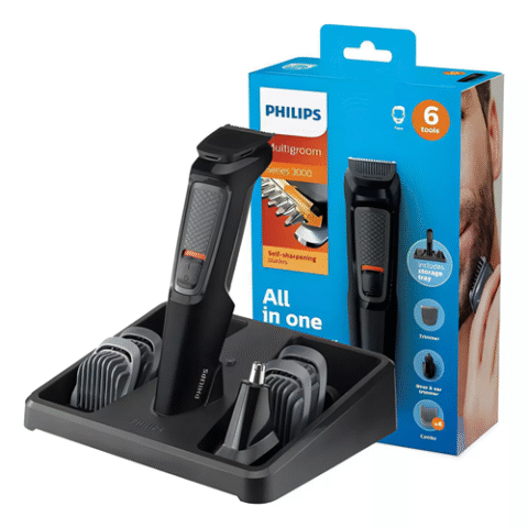 Aparador De Pelos Barbeador Philips Multigroom 6 Em 1