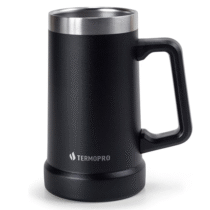 TERMOPRO Caneca Térmica para Cerveja 709ml Preto