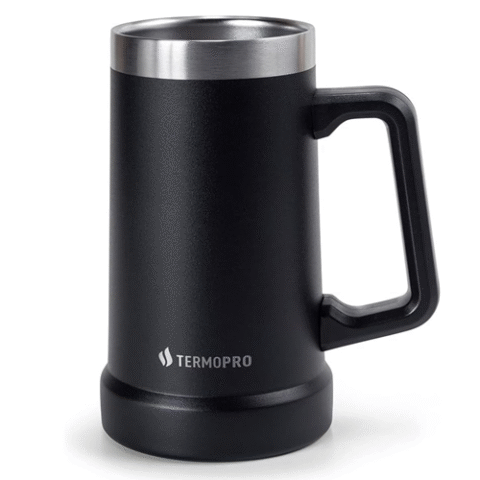 TERMOPRO Caneca Térmica para Cerveja 709ml Preto
