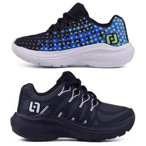 Tênis Infantil LIGHT Calce Facil (3 cores)