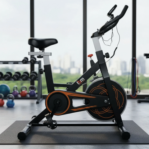 Bicicleta Ergométrica Spinning Fitness Preto