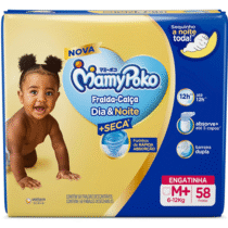 MamyPoko Fralda-Calça Dia&Noite M 58 Unidades