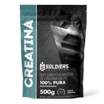 Creatina Monohidratada 500g Soldiers Nutrition 100% Pura Importada