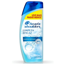 Shampoo Anticaspa Head & Shoulders Limpeza Eficaz 650ml Shampoo Anticaspa Head & Shoulders Limpeza Eficaz 650ml