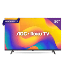Smart TV 50″ AOC 4K DLED 50u7045/78g Roku TV Quad
