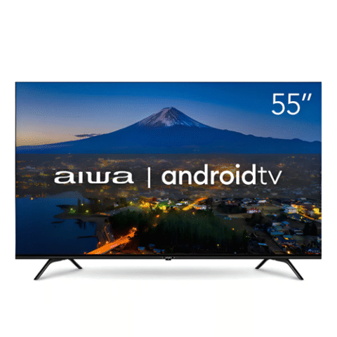Smart TV AIWA 55” Android 4K Borda Ultrafina Dolby Vision&Atmos