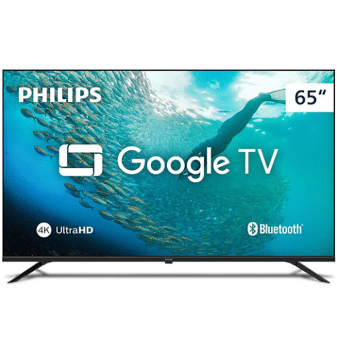 Smart TV Philips 65” 4K UHD Google TV