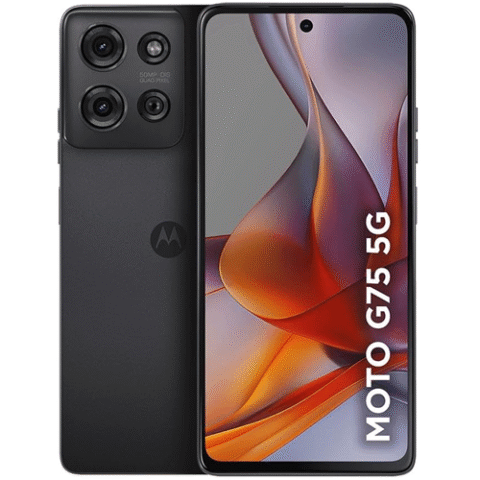 Smartphone Motorola Moto G75 5G 256GB Tela FHD+ 6.8″ 12GB RAM BOOST Câmera 50MP Ultrarresistencia Militar – Preto