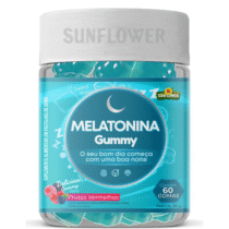 Sunflower Melatonina Gummy 60 Gomas (2 sabores)
