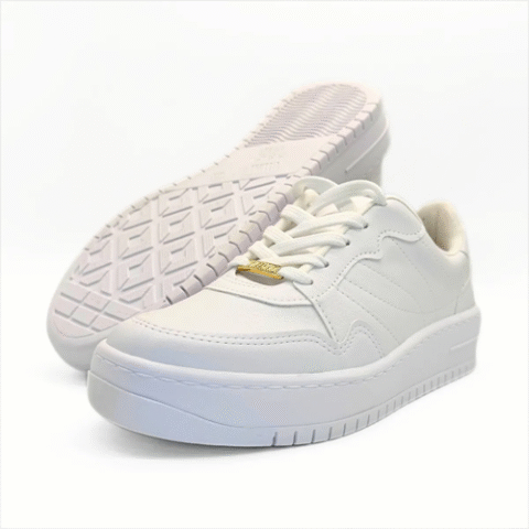 Tênis Vizzano Feminino Sola Reta Branco