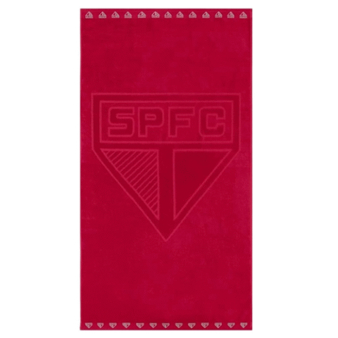 Toalha De Banho Buettner Jacquard São Paulo 100% Algodão Vermelho