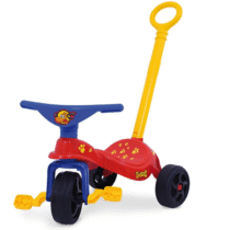 Triciclo Cachorrinho com Empurrador Xalingo